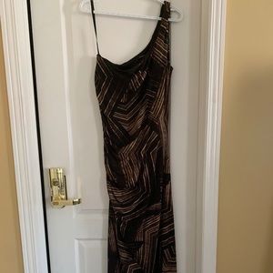 Le Château One-Shoulder Bodycon Maxi Dress